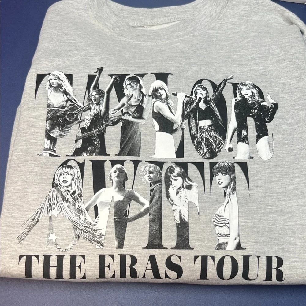 Taylor Swift Gray Sweatshirt - The Eras Tour. Nashville Show - Picture 1 of 7